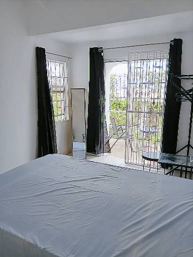 Apartment with yard