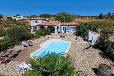 Villa mit privatem Pool für 8 Gäste mit Hund ∙ in Félines-Minervois, Südfrankreich