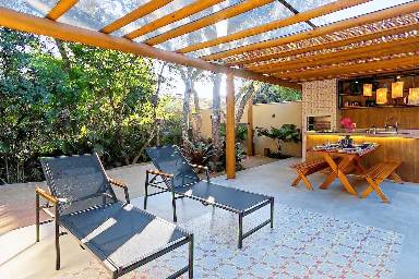 Gradevole casa con piscina, barbecue e giardino | Vicino alla spiaggia