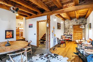 Fantastica camera privata con terrazza e giardino | Vista sulla montagna