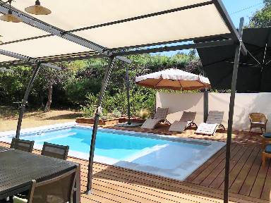 Villa avec jardin, piscine privée et barbecue | Vue nature