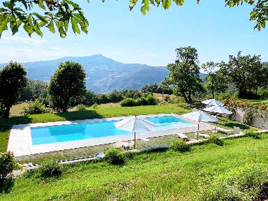 Ferienhaus mit Terrasse, Grill und privatem Pool