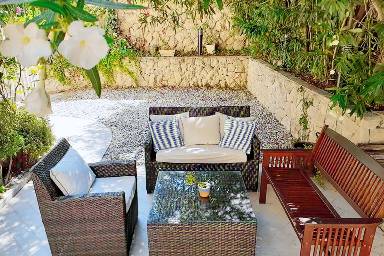 Apartment mit Pool, Terrasse und Sauna | Meerblick