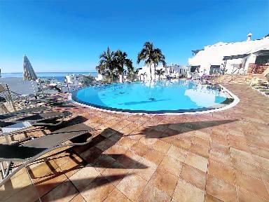 Holiday apartment with heated pool