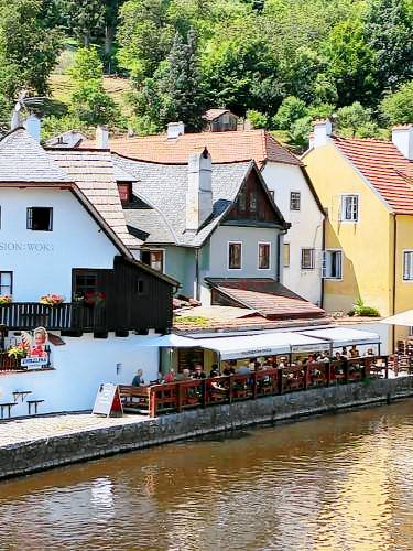 Vltava Port Riverside Restaurant-Cafe-Pension in Cesky Krumlov