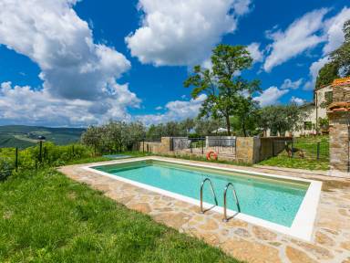 Apartment mit Terrasse, Pool und Grill | Naturblick