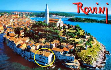 Ferienwohnung in Rovinj mit Garten und Terrasse und Meerblick