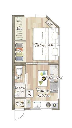 21 m² Ferienwohnung