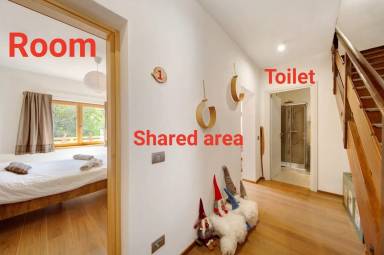Camera privata con terrazza, internet veloce e giardino | Vista sul giardino