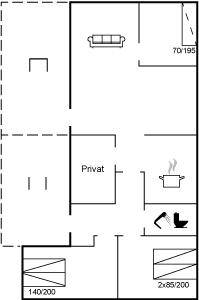 86 m&sup2; Ferienhaus 3 Schlafzimmer 5 G&auml;ste
