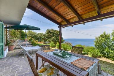 Incantevole appartamento con giardino, terrazza e griglia | Vista sul giardino | Ammette cani