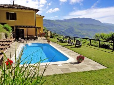 Villa Pool San Romano In Garfagnana