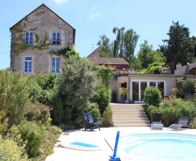 Bed & Breakfast Balcony/Patio Mercurey