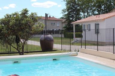 Charmant chalet entièrement équipé avec jardin, piscine privée et terrasse