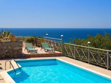 Magnifica casa totalmente attrezzata con griglia e piscina privata | Vista sul mare