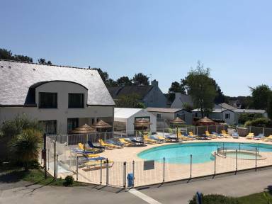 Ferienpark mit Hund und Pool in Carnac - Bretagne