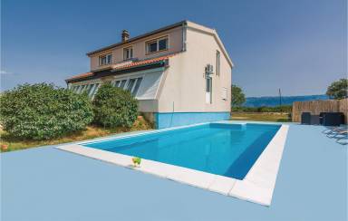 164 m² Ferienhaus mit Grill und Pool für 8 Gäste mit Hund in Rupalj, Zadar, Kroatien