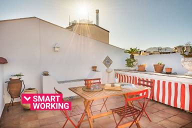 Apartamento vacacional con terraza | Cerca Catedral de Palermo