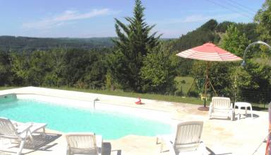 House Pool Coux-et-Bigaroque