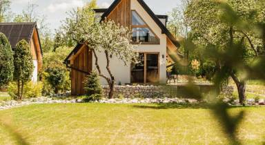 80 m² Domek w stylu alpejskim
