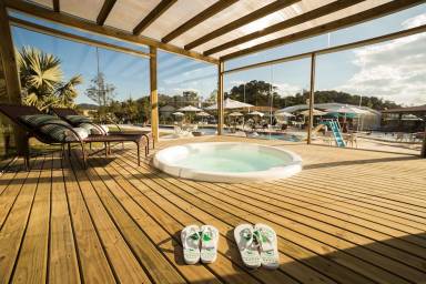 Farmhouse Balcony/Patio Joinville