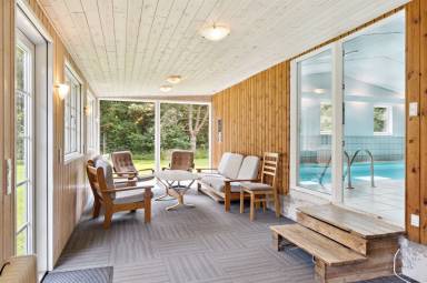 Ferienhaus mit Sauna, Grill und Terrasse