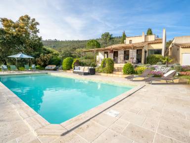 Ferienhaus mit privatem Pool für 9 Gäste mit Hund in La Môle, Provence-Alpes-Côte d'Azur