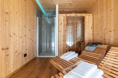 Appartamento con sauna, terrazza e internet veloce | Vista sulla montagna