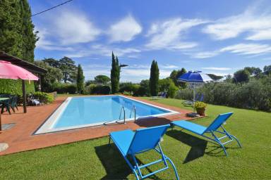 Ferienhaus mit privatem Pool,  eingezäunt, für 6 Gäste mit Hund in Capannori, Toskana