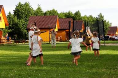 Ferienwohnung in Gleźnówko mit Terrasse, Garten und Grill