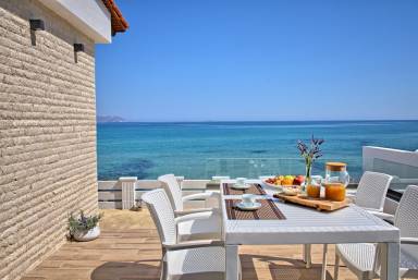 Villa Balcony/Patio Vathianos Kampos