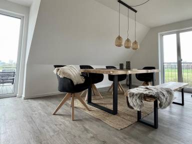 Ferienwohnung Balkon Wesselburen