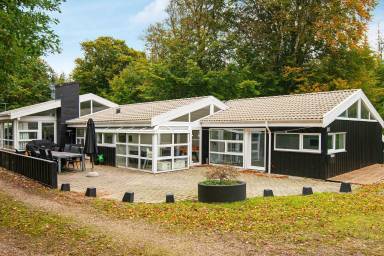 Ferienhaus mit Terrasse, Sauna und Pool