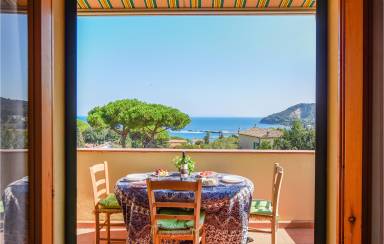 Appartamento con terrazza e giardino | Vista sul mare