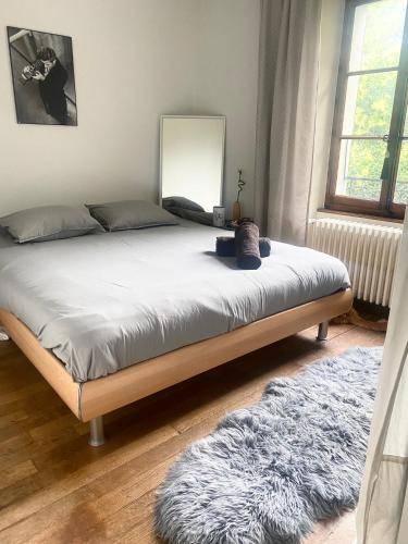 Chambre double vue lac Montreux centre in Montreux