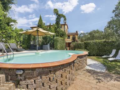 Ferienhaus mit Pool und Hunden bei Lamporecchio - Toskana