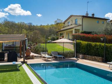 Ferienhaus mit Pool für 5 Gäste mit Hund in Il Fatai, Toskana