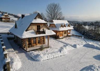 70 m² Domek w stylu alpejskim