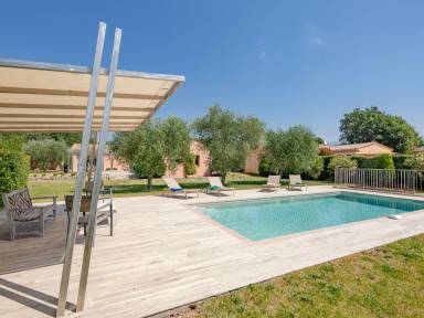 Ferienhaus mit eingezäuntem Garten für 6 Gäste mit Hund in Saint-Cézaire-sur-Siagne, Provence-Alpes-Côte d'Azur