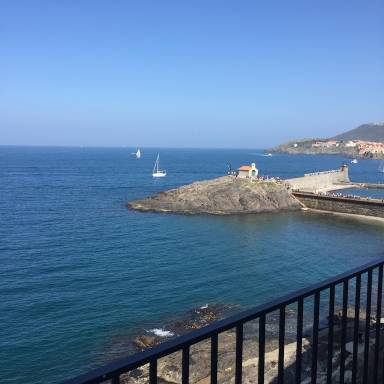 Ferienwohnung Balkon Collioure