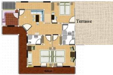 85 m² Ferienwohnung