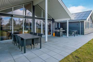 Voll ausgestattetes Ferienhaus mit Terrasse, Pool und Sauna | Strand in der Nähe | Haustiere sind willkommen