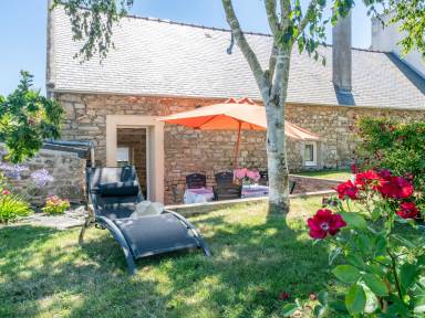 Bretagne Ferienhaus nahe zum Meer für 6 Gäste mit Hund in Primelin