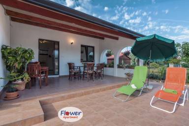 Casa con griglia, giardino e piscina privata