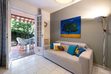 Incantevole appartamento totalmente attrezzato con internet veloce, giardino e terrazza | Vista sul giardino