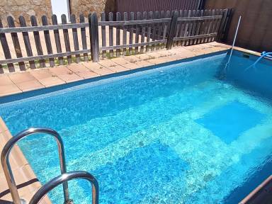 Villa with terrace, private pool & garden