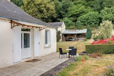 Agréable maison de vacances avec jardin et terrasse | Vue jardin