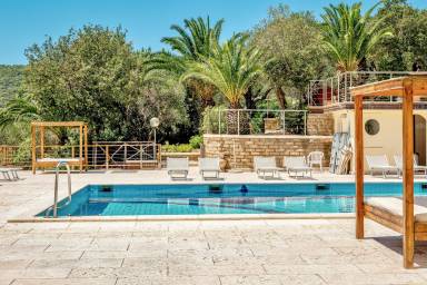 Apartment mit Grill, Pool und Terrasse | Meerblick