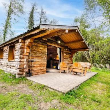 Chalet avec sauna, jacuzzi et terrasse