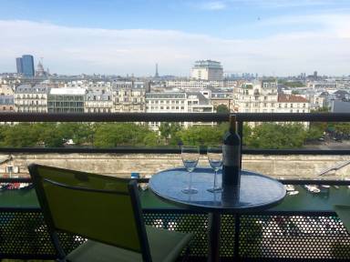 Lägenhet Balkong Paris tionde arrondissement